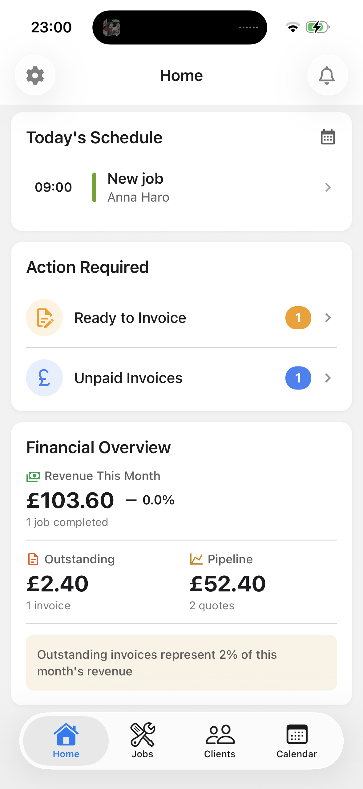 JobRex App Screenshot
